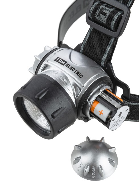 Фонарь светодиодный "Налобный" 5 Вт COB, 300 лм, бат. 3*AAA TDM Фонарь светодиодный "Налобный" 5 Вт COB, 300 лм, бат. 3*AAA TDM