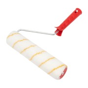 Валик полиамид белый с желтой полосой, ворс 11 мм, ширина ролика 240 мм, Ø 42 мм, бюгель 6 мм REXANT Валик полиамид белый с желтой полосой, ворс 11 мм, ширина ролика 240 мм, Ø 42 мм, бюгель 6 мм REXANT