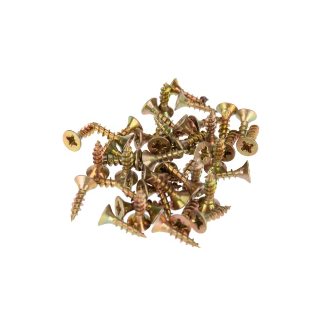 Саморез универсальный 4х16, желтый цинк, короб (200 шт/уп) KRANZ 