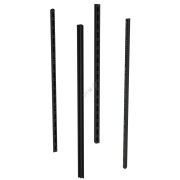 Стойки вертикальные, В=2200мм, без дополнительных креплений, 4шт RAL9005 Стойки вертикальные, В=2200мм, без дополнительных креплений, 4шт RAL9005