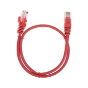 Патч-корд U/UTP, CAT 5e, RJ45-RJ45, 26AWG, LSZH, красный, 0,5м REXANT Патч-корд U/UTP, CAT 5e, RJ45-RJ45, 26AWG, LSZH, красный, 0,5м REXANT