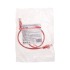 Патч-корд U/UTP, CAT 5e, RJ45-RJ45, 26AWG, LSZH, красный, 0,5м  REXANT