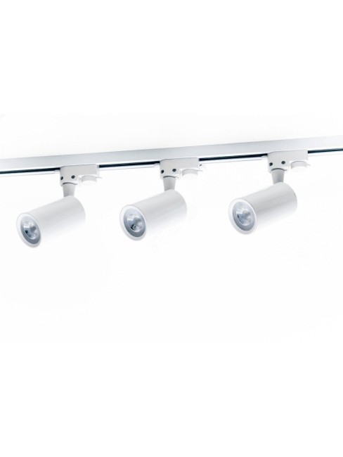 Набор светильников светодиодных трековых, 3 шт. ДПО-8w 4000K 50°IP40 + шинопровод 1м.  Jazzway PTR 1508 3*8