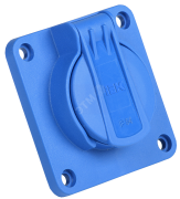 Розетка панельная РП17-3 2Р+РЕ 16А у/ф з/к кр. IP54 синяя MAGNUM IEK Розетка панельная РП17-3 2Р+РЕ 16А у/ф з/к кр. IP54 синяя MAGNUM IEK