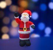 3D фигура надувная Дед Мороз приветствует, размер 180 см, внутренняя подсветка 5 LED, компрессор с адаптером 12В, IP 65 NEON-NIGHT 3D фигура надувная Дед Мороз приветствует, размер 180 см, внутренняя подсветка 5 LED, компрессор с адаптером 12В, IP 65 NEON-NIGHT