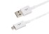 USB кабель microUSB длинный штекер 1 м белый 