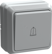 ОКТАВА Выключатель одноклавишный с кнопкой белый 10А ОКТАВА Выключатель одноклавишный с кнопкой белый 10А