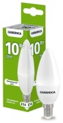 Лампа светодиодная C35 10Вт свеча 4000К E14 230В GENERICA LL-C35-10-230-40-E14-G Лампа светодиодная C35 10Вт свеча 4000К E14 230В GENERICA LL-C35-10-230-40-E14-G