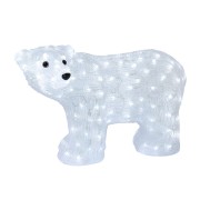 Акриловая светодиодная фигура Мишка 60 см, 200 светодиодов, IP65, понижающий трансформатор в комплекте NEON-NIGHT Акриловая светодиодная фигура Мишка 60 см, 200 светодиодов, IP65, понижающий трансформатор в комплекте NEON-NIGHT