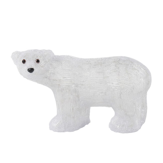 Акриловая светодиодная фигура Мишка 60 см, 200 светодиодов, IP65, понижающий трансформатор в комплекте NEON-NIGHT Акриловая светодиодная фигура Мишка 60 см, 200 светодиодов, IP65, понижающий трансформатор в комплекте NEON-NIGHT