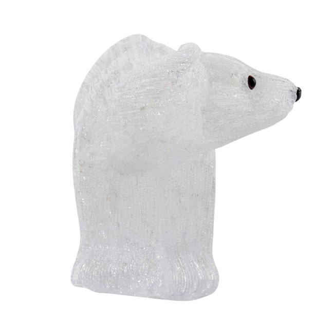 Акриловая светодиодная фигура Мишка 60 см, 200 светодиодов, IP65, понижающий трансформатор в комплекте NEON-NIGHT Акриловая светодиодная фигура Мишка 60 см, 200 светодиодов, IP65, понижающий трансформатор в комплекте NEON-NIGHT