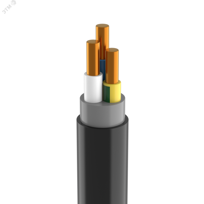 Кабель силовой ВВГнг(A)-LS-ХЛ 3х10 ок(N.PE)-0.66 ТРТС