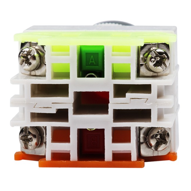 Выключатель-кнопка 10А ON-ON Фикс Ø22 красная Стоп  REXANT