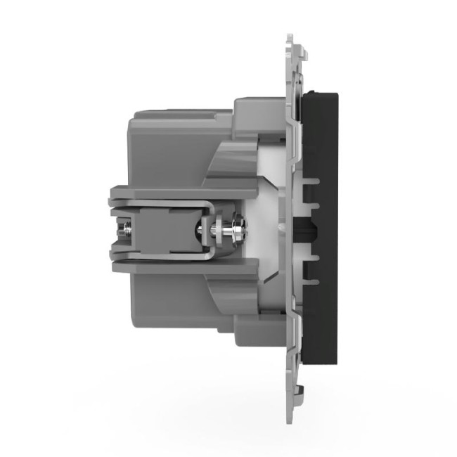 Розетка 2-м USB СП Pixel тип A+A 5В 1х2.1А 2х1.05А механизм карбон TOKOV ELECTRIC TKE-PX-2USB-C14