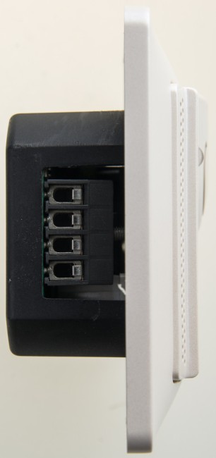 GLOSSA Термостат электронный теплого пола с датчиком 10A перламутр в сборе GLOSSA Термостат электронный теплого пола с датчиком 10A перламутр в сборе