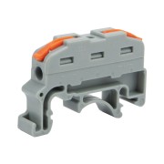 Клемма СМК 222-421D проходная 1-полюсная, с креплением на DIN-рейку (0,08-4 мм²) серая (25 шт./уп.) REXANT Клемма СМК 222-421D проходная 1-полюсная, с креплением на DIN-рейку (0,08-4 мм²) серая (25 шт./уп.) REXANT