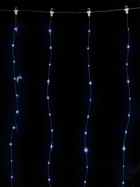 Гирлянда светодиодная "Роса - занавес" 2х2 м, 200LED, белый, ПДУ, USB, IP20, TDM Гирлянда светодиодная "Роса - занавес" 2х2 м, 200LED, белый, ПДУ, USB, IP20, TDM