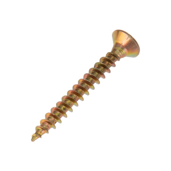 Саморез универсальный 4х30, желтый цинк, короб (250 шт/уп) KRANZ 