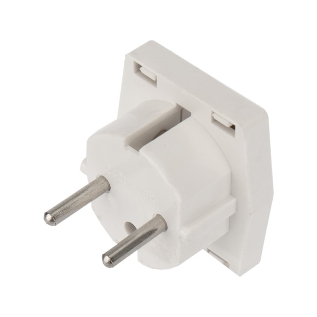 Адаптер сетевой (переходник) с универсальной на Евро вилку F/C2 «Квадрат» 10А б/з белый PROCONNECT (пакет БОПП 1 шт/уп.) Адаптер сетевой (переходник) с универсальной на Евро вилку F/C2 «Квадрат» 10А б/з белый PROCONNECT (пакет БОПП 1 шт/уп.)