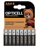 Элемент питания алкалиновый AAA/LR03 (блист. 8шт) Professional Opticell 5052008 Элемент питания алкалиновый AAA/LR03 (блист. 8шт) Professional Opticell 5052008
