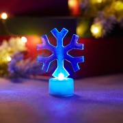 Фигура светодиодная на подставке Снежинка, RGB Фигура светодиодная на подставке Снежинка, RGB