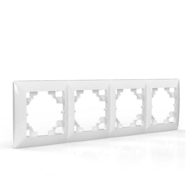 Рамка 4-м AVA бел. TOKOV LIGHT TKL-AV-RM4-C01 Рамка 4-м AVA бел. TOKOV LIGHT TKL-AV-RM4-C01