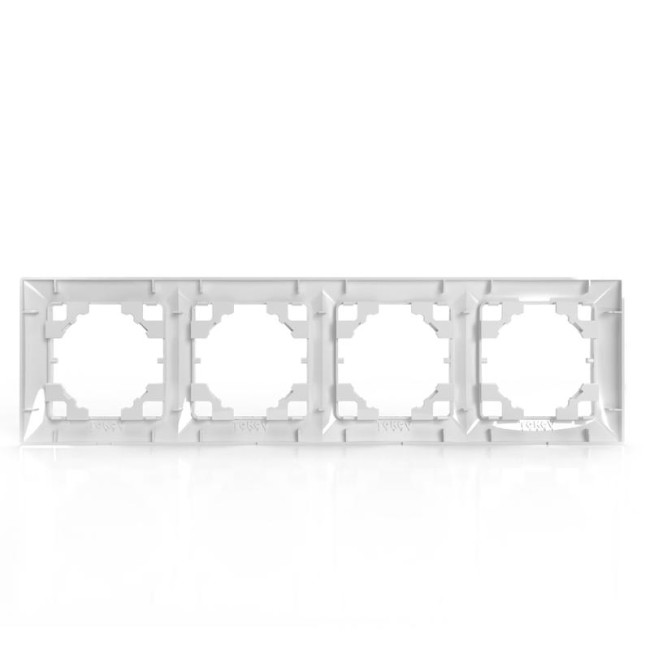 Рамка 4-м AVA бел. TOKOV LIGHT TKL-AV-RM4-C01 Рамка 4-м AVA бел. TOKOV LIGHT TKL-AV-RM4-C01
