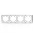 Рамка 4-м AVA бел. TOKOV LIGHT TKL-AV-RM4-C01 Рамка 4-м AVA бел. TOKOV LIGHT TKL-AV-RM4-C01