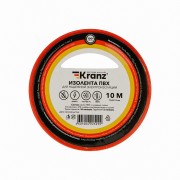 Изолента ПВХ 0,13х15 мм, 10 м, красная KRANZ