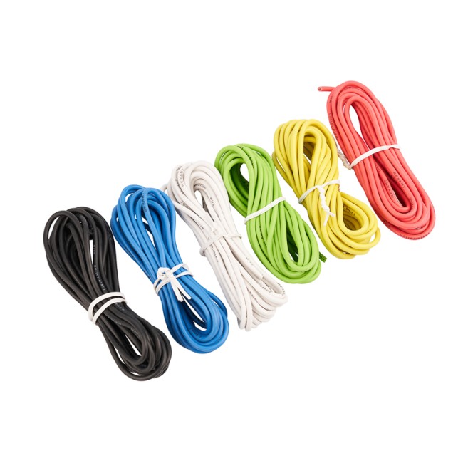 Набор автопровода REXANT «Радуга» 1х1,50 мм, 6 цветов (белый, желтый, зеленый, красный, синий, черный) по 3 метра