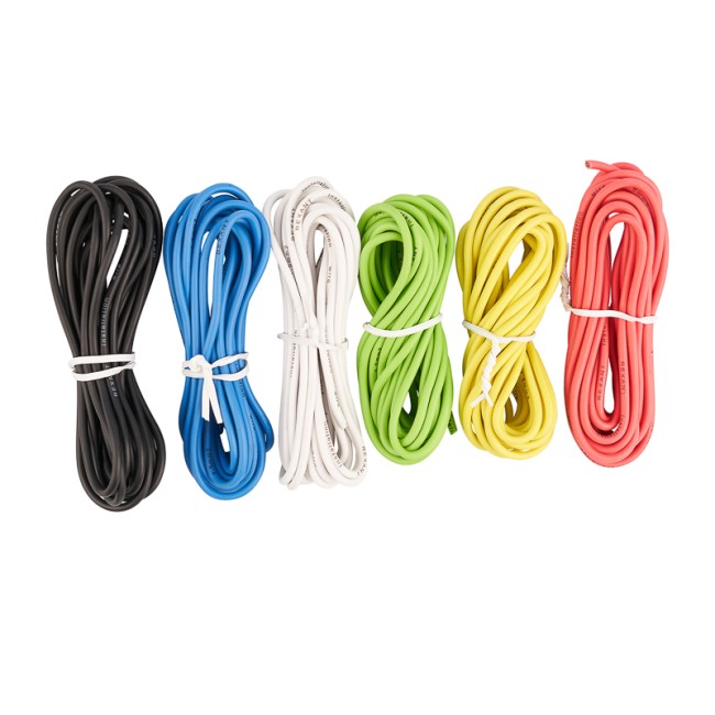 Набор автопровода REXANT «Радуга» 1х1,50 мм, 6 цветов (белый, желтый, зеленый, красный, синий, черный) по 3 метра