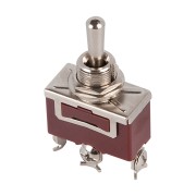 Тумблер 250V 15А (3c) (ON)-OFF-(ON) однополюсной (KN-123) REXANT Тумблер 250V 15А (3c) (ON)-OFF-(ON) однополюсной (KN-123) REXANT