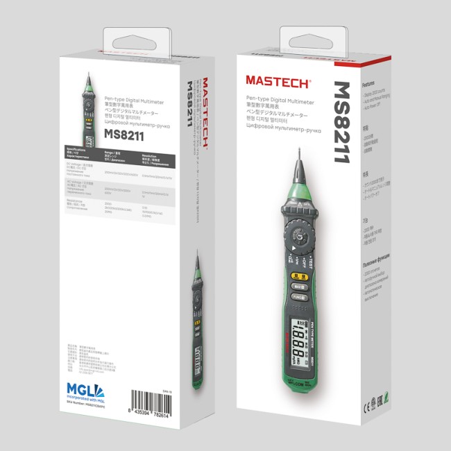 Цифровой мультиметр-пробник MS8211 MASTECH