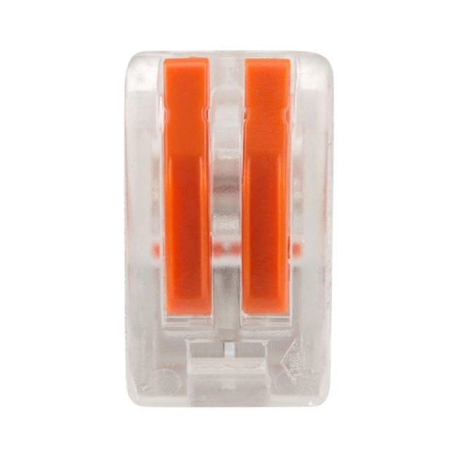 Универсальная клемма СМК 222-412, 2-проводная прозрачная 0,08-2,5/4 мм² (50 шт./уп.) REXANT