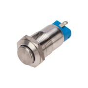 Кнопка антивандальная Ø12 Б/Фикс (2с) OFF-(ON) выпуклая (A12-B2) REXANT Кнопка антивандальная Ø12 Б/Фикс (2с) OFF-(ON) выпуклая (A12-B2) REXANT