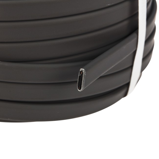 Кабель греющий саморегулирующийся SRL 40-2CR (UV) экранированный, с защитой от ультрафиолета, 40Вт/м, 100м PROconnect Кабель греющий саморегулирующийся SRL 40-2CR (UV) экранированный, с защитой от ультрафиолета, 40Вт/м, 100м PROconnect