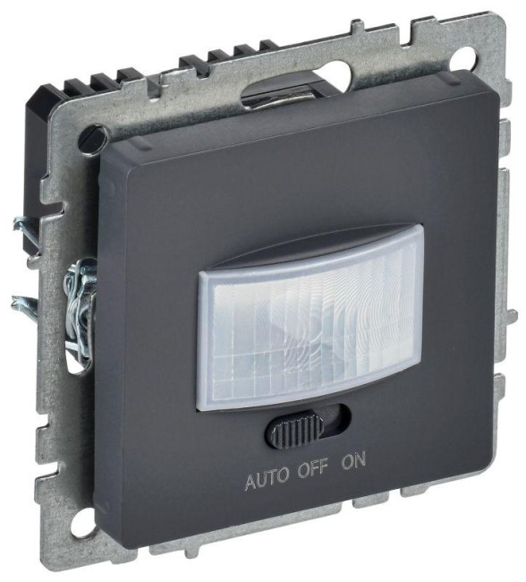 Датчик движения BRITE ДС10-1-БрГ механизм графит IEK BR-MS10-N-150-05-K53 Датчик движения BRITE ДС10-1-БрГ механизм графит IEK BR-MS10-N-150-05-K53