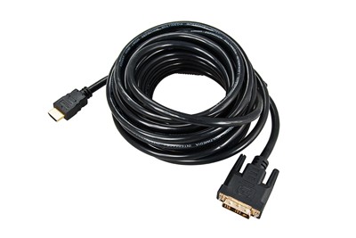 Шнур HDMI - DVI-D, 10м, Gold, с фильтрами REXANT