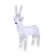 Акриловая светодиодная фигура Северный олень 45 см, 100 светодиодов, IP65, понижающий трансформатор в комплекте NEON-NIGHT Акриловая светодиодная фигура Северный олень 45 см, 100 светодиодов, IP65, понижающий трансформатор в комплекте NEON-NIGHT