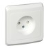 Розетка 1-м СП Этюд 16А IP20 250В без заземл. защ. шторки бел. SE PC16-002B Розетка 1-м СП Этюд 16А IP20 250В без заземл. защ. шторки бел. SE PC16-002B