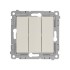 Выключатель 3-кл. СП Pixel 10А IP20 механизм беж. TOKOV ELECTRIC TKE-PX-V3-C02