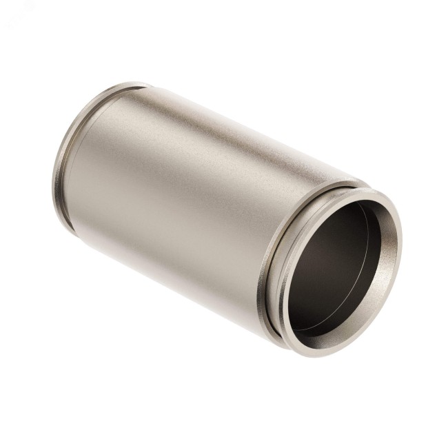 Муфта труба-труба D=25мм IP66/IP67 никелированная латунь Муфта труба-труба D=25мм IP66/IP67 никелированная латунь