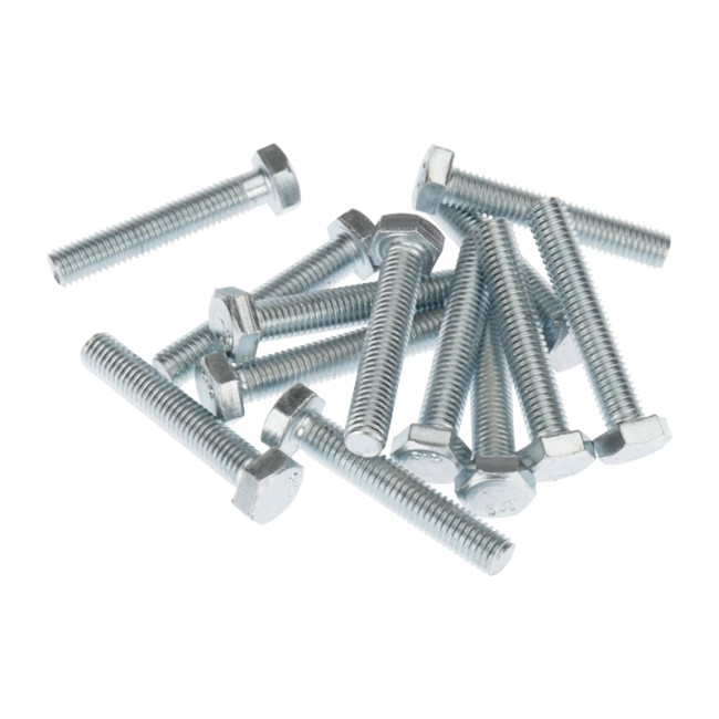 Болт шестигранный DIN 933, 8х45 короб (20 шт/уп) KRANZ