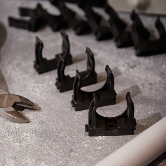 Крепеж-клипса для монтажного пистолета Ø 32 мм, черная (50 шт/уп) REXANT