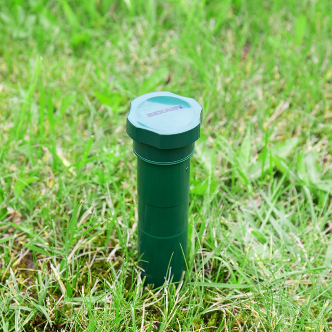 Ультразвуковой отпугиватель кротов R 20м, пластик REXANT