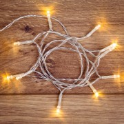 Гирлянда светодиодная универсальная 10 LED, 1,2 метра, прозрачный ПВХ, теплое белое свечение, батарейки 2хАА NEON-NIGHT Гирлянда светодиодная универсальная 10 LED, 1,2 метра, прозрачный ПВХ, теплое белое свечение, батарейки 2хАА NEON-NIGHT