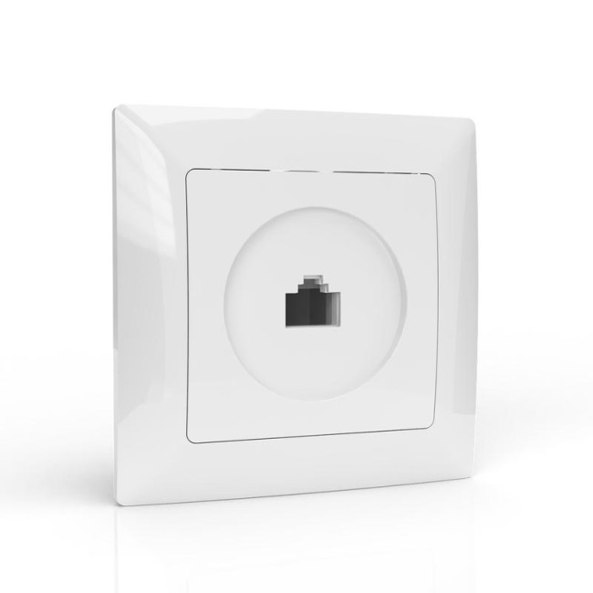 Розетка компьютерная 1-м СП AVA в сборе бел. TOKOV LIGHT TKL-AV-RC1-C01 Розетка компьютерная 1-м СП AVA в сборе бел. TOKOV LIGHT TKL-AV-RC1-C01