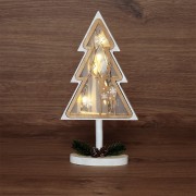 Деревянная фигурка с подсветкой Елка на подставке 14,5х5х30 см Деревянная фигурка с подсветкой Елка на подставке 14,5х5х30 см