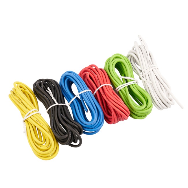 Набор автопровода REXANT «Радуга» 1х2,50 мм, 6 цветов (белый, желтый, зеленый, красный, синий, черный) по 3 метра