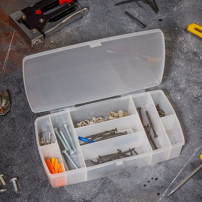 Ящик универсальный пластиковый для инструмента PROconnect, 260х120х55 мм Ящик универсальный пластиковый для инструмента PROconnect, 260х120х55 мм